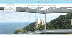 Desktop Screenshot of luglass.com.br
